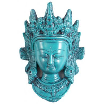 Tara mask in Turquoise RM-009C - Click Image to Close